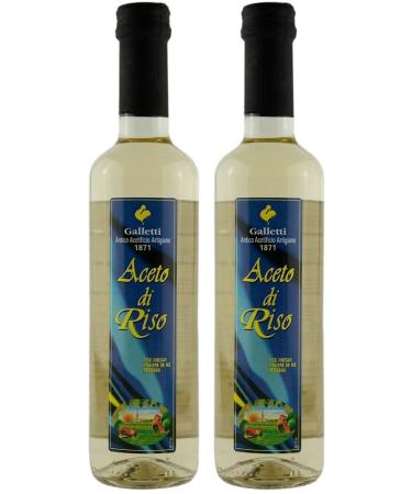 Galletti - Rice Vinegar for Sushi 500ml (Pack of 2 x 500ml)
