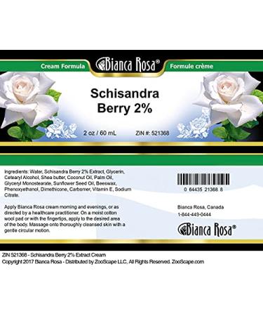 Bianca Rosa Schisandra Berry 2% Cream (2 oz ZIN: 521368) - 2 Pack - Buy Online on GoSupps.com