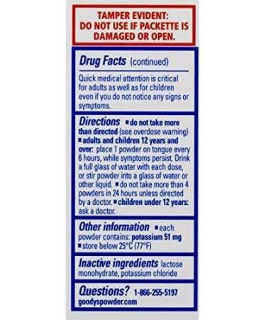 Goody's Extra Strength Headache Powders - 50-Count Boxes (Pack of 4) - Buy Online on GoSupps.com