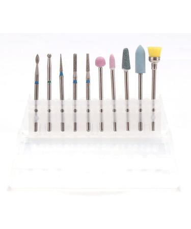 Nail Drill Heads Grinding Set Rotate Milling Cutter Manicure Pedicure Portable Tools for Exfoliating Grinding Polishing Nail Removing(C) - Buy Online on GoSupps.com