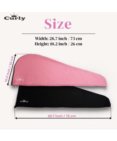 Curly Cotton Hair Towel (Grey) - Soft & Absorbent Queen Size - Buy Online on GoSupps.com