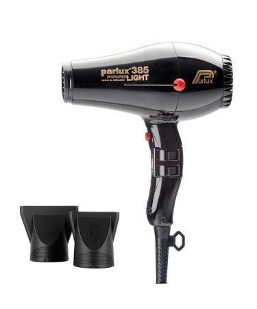 Parlux Power-Light Ionic & Ceramic Hair Dryer No.385 Black