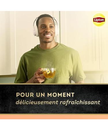 Lipton Th Noir P che & Mangue Label Rainforest Alliance 60 Sachets (Lot de 3x20 Sachets) P che & Mangue 3x20 Sachets - Buy Online on GoSupps.com