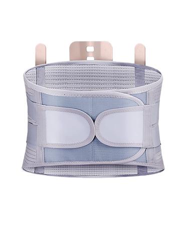 Orthopedic Lumbar Support Belt Lumbar Disc Herniation Protection Brace Belt Magnetic Therapy Back Belt with Self-Heating Pads (Color : Black Size : X-Large) Gray X-Large
