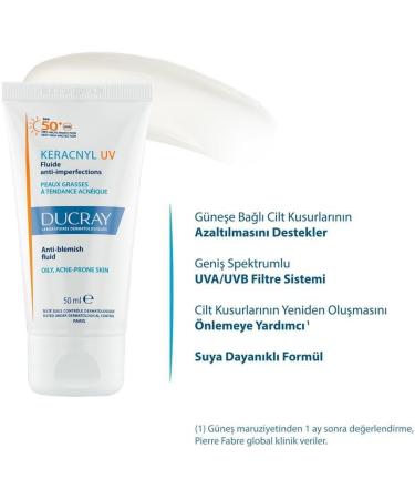 Keracnyl UV sun protection SPF 50+ 50ml - Buy Online on GoSupps.com