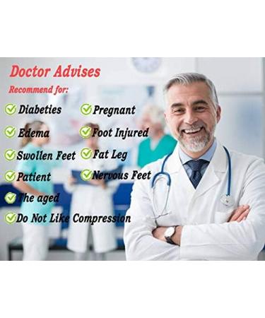 Mens Diabetic Non-Binding Crew Socks - Cushioned for Edema and Swollen Feet - White/Khaki (3 Pairs) - Buy Online on GoSupps.com