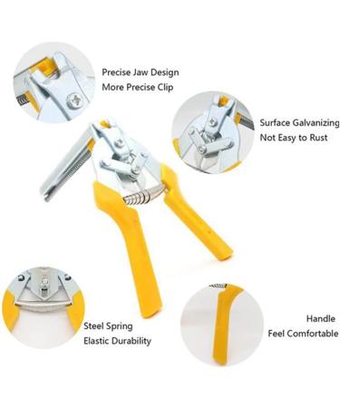 sunroot Type M Nail Ring Pliers Type M Nail Ring Pliers Type M Nail Ring Pliers Thickened for Manual Tying (M Nail +2400Clips) - Buy Online on GoSupps.com