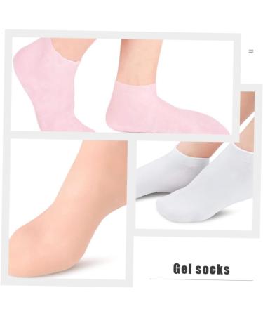 DOITOOL 3 Pairs Gel Socks Low Cut Socks Women Care Foot Socks Daily Care Socks Anti- Moisturizing Mens Sock Foot Care Socks Womens Toe Socks Lined Socks Women's Nursing Cover Feet Sebs - Buy Online on GoSupps.com
