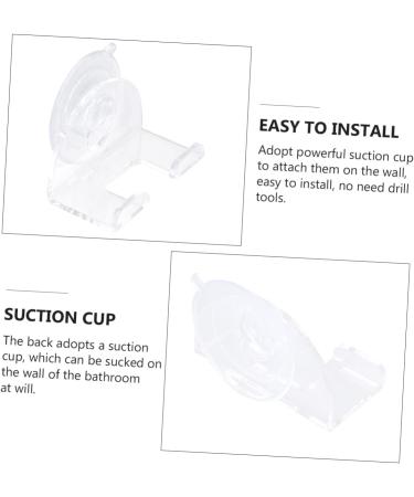 Cabilock 6 StK Shaver Holder & Bathing Organizer - Suction Cup Razor Hooks for Men | Shower Towel & Razor Stand Resin Holder - Buy Online on GoSupps.com