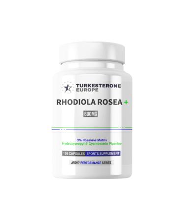 Turkesterone Europe Rhodiola Rosea+ 3 Rosavinscomplex met HydroPerine 60 Capsules 600mg Apex