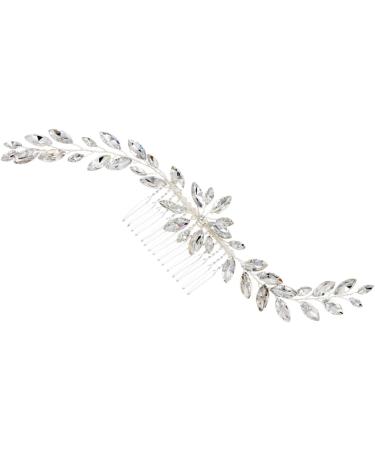 Ipetboom Hair Side Combs Rhinestone Barrettes Wedding Hair Clip Rhinestone Hair Clip Hair Teasing Comb Decorative Hair Combs Bride Insert Comb Bridal Bride Hair Clip Accessories Manual Miss - Buy Online on GoSupps.com