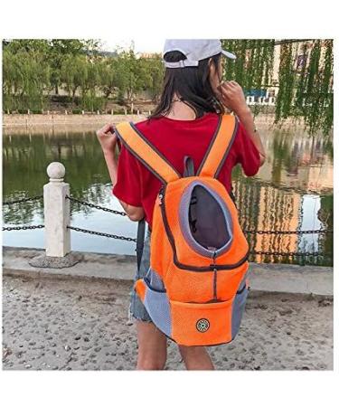Buy SWZEC Hundeliebling Dog Backpack in Medium Orange - Perfect for Travel & Hiking | Fast International Shipping - Buy Online on GoSupps.com