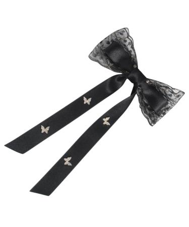 FOMIYES Bow Hairpin Big Bows for Girls Hair Bows for Big Hair Bows Tiaras for Women Womens Hair Clips Hair Toppers for Women Bows Hairpins Girl Hair Bows Miss South Korea French Fabric