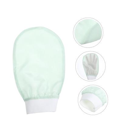 Baluue Body Exfoliator Glove - Light Green Bath Scrubber Mitten for Smooth Skin | International Shipping - Buy Online on GoSupps.com