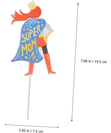 OFFSCH 3 Sets Mother's Cake Inserts Dessert Plug-in Party Cake Picks Mothers Day Theme Cake Plug-in Mom Gifts Cake Ornament Mum Presents Moms Birthday Moms Gifts Decor Paper Cake Supplies - Buy Online on GoSupps.com