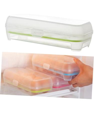 RORPOIR 2pcs 10 Eggs Storage Rack Empty Egg Cartons Fresh Egg Tray Camping Multifunction Egg Rack re-usable Green 24.5*10.5*7cm - Buy Online on GoSupps.com