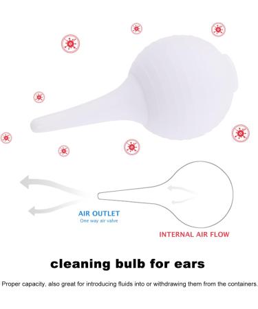 iplusmile 10pcs Ear Cleaning Syringe Set - Soft Hand Squeeze Bulb for Gentle Ear Washing - Buy Online on GoSupps.com
