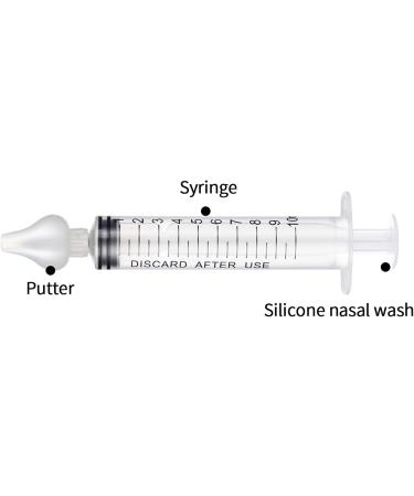 Nachar Baby Nasal Aspirator & Sinus Rinse System - Professional Infant Nose Cleaner for Newborns, Kids & Children - Portable & BPA Free - 4pcs-1 - Buy Online on GoSupps.com