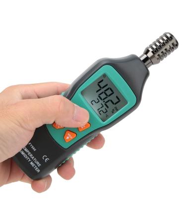 Digital Temperature & Air Humidity Meter | Mini Hygrometer with LCD Backlight & Data Storage - International Shipping - Buy Online on GoSupps.com