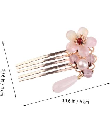 Ipetboom 1pc Hair Comb Hair Accessories Hair Gems for Women Bridal Hair Tiara for Girls Floral Hair Comb Flower Pearl Crystal Hair Hairpin Freshwater Pearl Bangs Comb Miss Wedding - Buy Online on GoSupps.com