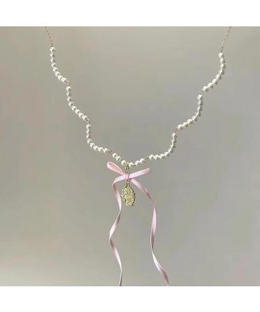 Oralgo's French Style Pearl Necklace & Collarbone Chain - Elegant Loops for Women & Girls | International Shipping - Buy Online on GoSupps.com