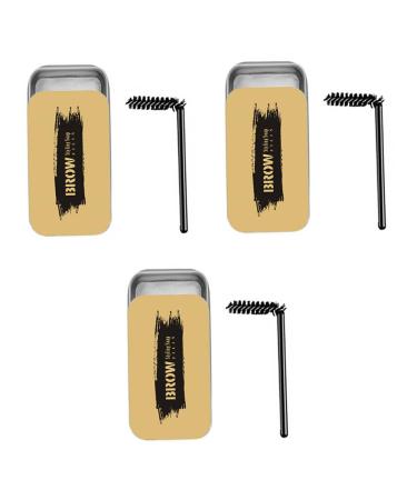 MERRYHAPY MERRYHAPY 3 Sets Eyebrow Styling Cream Set Eyelash Gel Fixing Kits Eyelash Enhancer Kit Makeup Mascara Cream For Eyebrow Paste Modeling