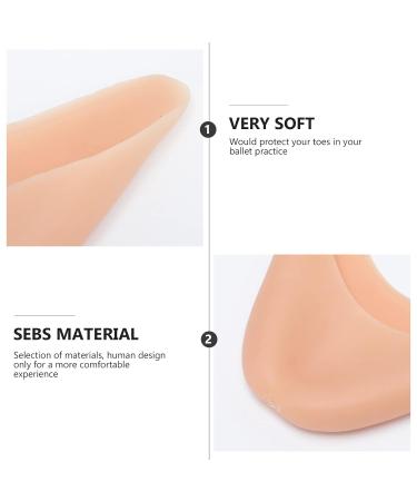 Silicone Toe Gel Pads - Ballet Toe Protectors for Dance and Walking Shoes - Buy Online on GoSupps.com