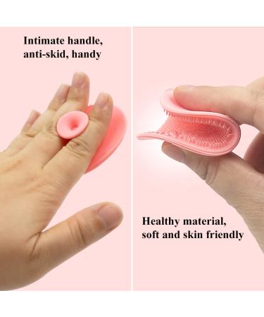 Menyiyds Silicone Facial Cleaning Brushes - 4 Pack Anti-Aging Pore Cleaners | Gentle Skin Massage Brush for Sensitive Mild and Dry Skin - Buy Online on GoSupps.com