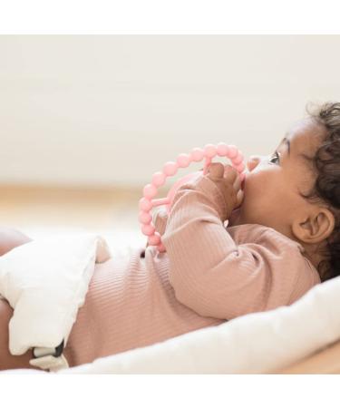 Bella Tunno Happy Teether for Girls - Non-Toxic BPA Free Teething Ring | Soothe Gums with Easy Grip Silicone Toy - Buy Online on GoSupps.com