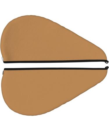 Buy Soft Brown Dry Hair Cap for Women - Super Absorbent Elastic Wrap for Long Thick Hair - Quick Dry Solution - Buy Online on GoSupps.com