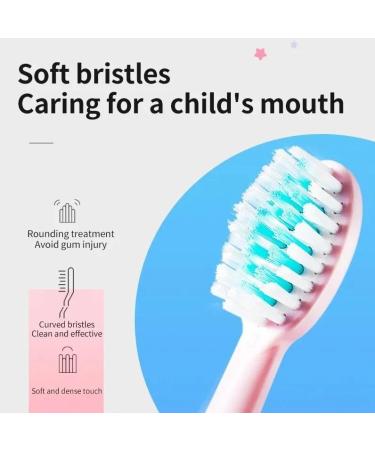 Buy Rechargeable Electric Toothbrush for Kids - 4 Courses 8 Brush Heads USB Charging (Pink) - Ideal for Ages 3+ - Buy Online on GoSupps.com