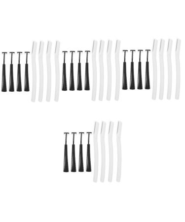 FRCOLOR 16 Sets Portable Eyebrow Trimmer Beauty Tools Eyebrow Trimming Tool Mens Trimmers Men Suits Eyebrow Blades Portable Shaver Face Tools Stainless Steel Blade Accessories Man Make up