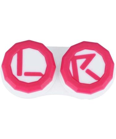Rose Pink Mini Contact Lens Case - Lens Box for Eye Contacts | Travel & Home Use - Buy Online on GoSupps.com