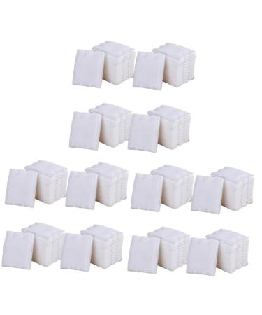 666 Pcs Cotton Makeup Remover Pads Cotton Rounds Makeup Remover Pads Makeup Puffs Cotton face Pads FRCOLOR As Shownx3pcs 6*5cmx3pcs