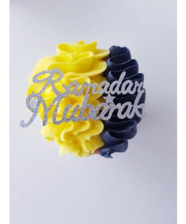 10 Silver Ramadan Mubarak Cupcake Toppers Ramadan Cake Toppers Ramadan Cupcake Charms Ramadan Crafts Gift Wrapping Ramadan Cake Decorations. - Buy Online on GoSupps.com