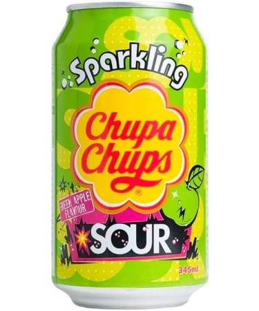  Italian Gourmet E.R. 24 x Chupa Chups - Sparkling Sour Green Apple Dressing Cabinet - 345ml + Italian Gourmet Polpa 400g - Buy Online on GoSupps.com