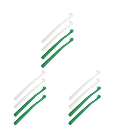 Mipcase 12 Pcs Pet Toothbrush Portable Toothbrush Cat Toothpaste Dog Small Head Toothbrush Bristles Manual