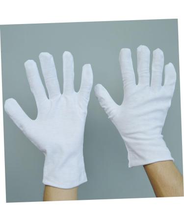 MAGICLULU Cotton Work Gloves 12 Pairs Factory Gloves Cotton Gloves Lengthen Work White Gloves White Work Gloves - Buy Online on GoSupps.com