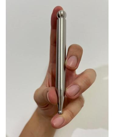 VOOKOKT Stainless Steel Manual Acupuncture Pencil - Deep Tissue Massage Tool for Pain Relief & Full-Body Relaxation - Buy Online on GoSupps.com
