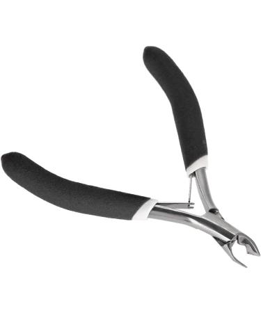 Professional Stainless Steel Nail Skin Pliers - Perfect Manicure & Pedicure Tool for Home & Salon - Black - Buy Online on GoSupps.com