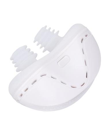 Prevent Snoring Device PM2.5 Air Purifier Deep Sleep Electric Relieve Snoring Device Easy Breathing for Daily Use(White)
