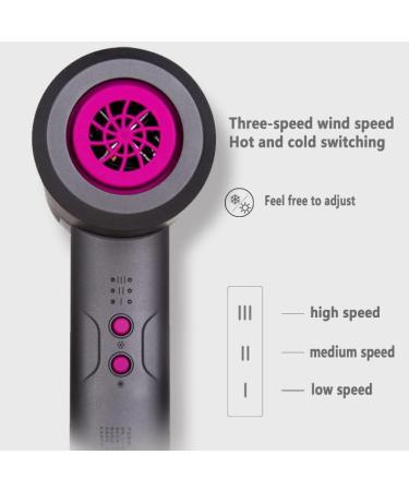 Cordless Hair Dryer Lightweight Portable Hairdryer for Women Men with Comb and Concentrator Rechargeable Travel Hair Dryer Green - Buy Online on GoSupps.com