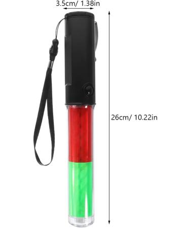 Gatuida Signal Traffic Wand with Led Lights Traffic Safety with Side Clip for Air Marshalling Car Directing Parking Guides 26cm - Buy Online on GoSupps.com