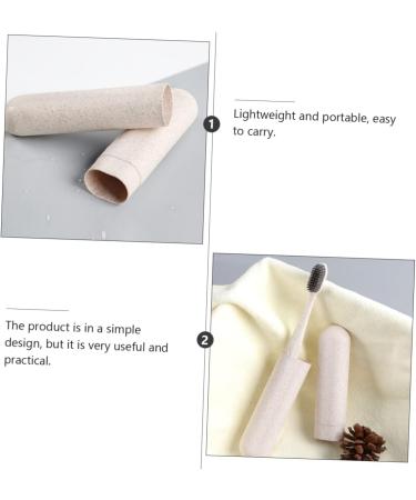 Minkissy 6-Pack Soft Toothbrush Set with Travel Case - Kids & Adults | Long Grip & Tooth Cleaning Tool - Buy Online on GoSupps.com