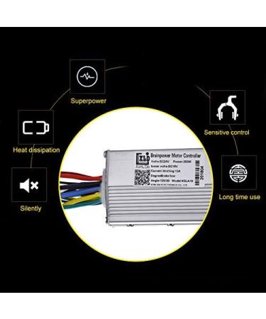 Aluminium Alloy E-Bike Brushless Controller - 24V 350W for Steady Speed & Sensitive Braking Control - Buy Online on GoSupps.com