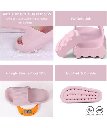Shaine Cozislides Bathing Shoes for Men & Women - Original Cloudyzz Slippers Rubber Home Flip Flops Summer Garden Slippers 38/39 EU - Rosa - Buy Online on GoSupps.com