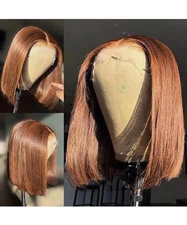 CHEETAHBEAUTY 12 Bob Wig - 4x4 Lace Closure, Human Hair, Medium Brown, Pre-Plucked for Black Women - Buy Online on GoSupps.com
