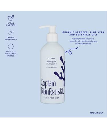 Captain Blankenship Cleanse Shampoo - Organic Vegan Sulfate Free Fresh Citrus Scent | 10 Fl Oz - Shop Internationally - Buy Online on GoSupps.com