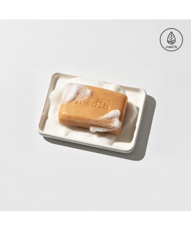 MEDB 5-Grain Mild Peeling Soap Natural Exfoliating Facial & Body Bar with Rice Chestnut & Mung Bean Powders Gentle AHA Cleanser for All Skin Types 3.53 oz / 100g Beige 1 - Buy Online on GoSupps.com