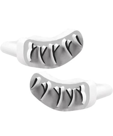 Eyelash Stamp for Beginner 1 Pair DIY Natural Long Eyelash Stencil Lasting Lower Lash Stamp for Makeup Eyelash Stamps Tool for Women Girls White Style 1